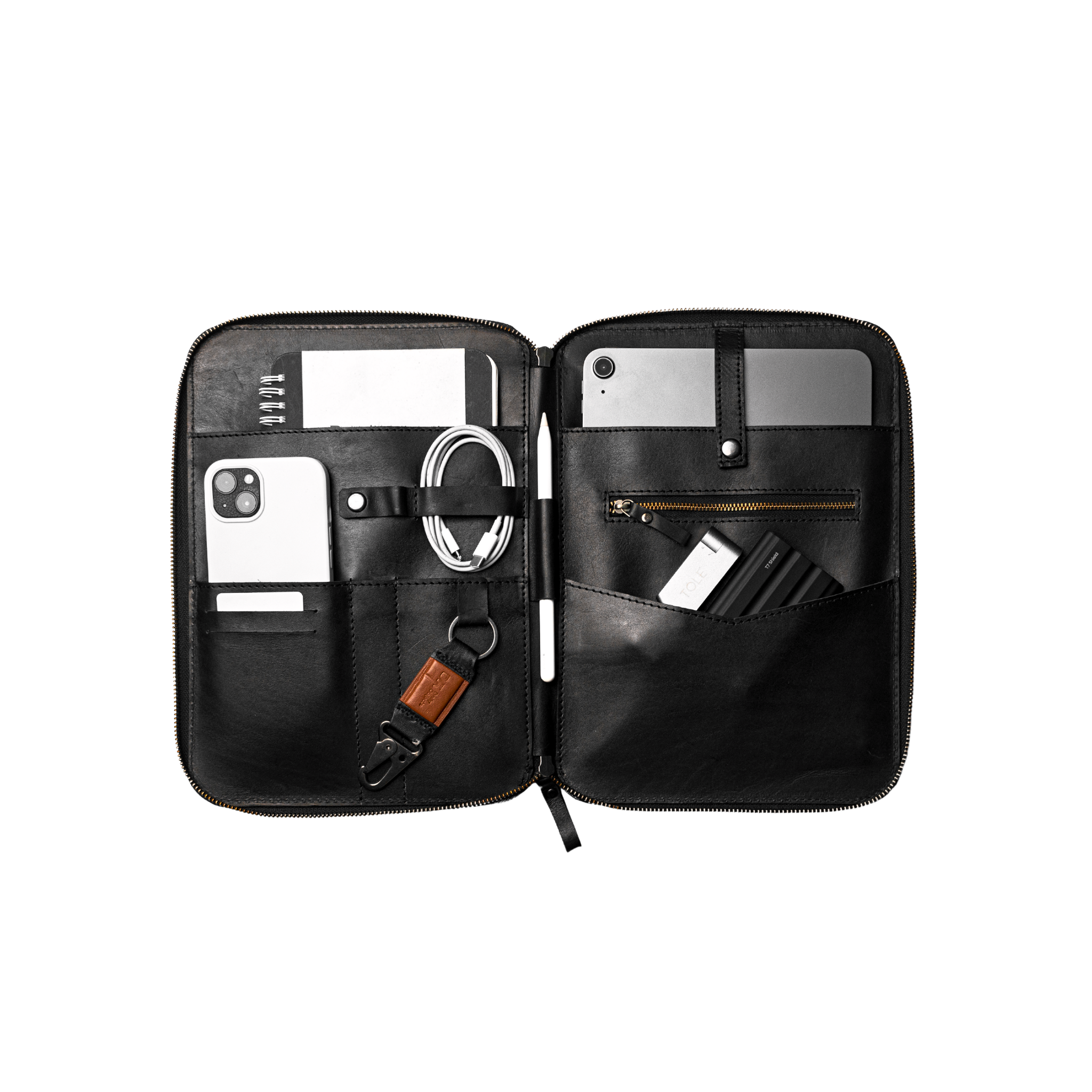 Leather Folio | Obsidian Black