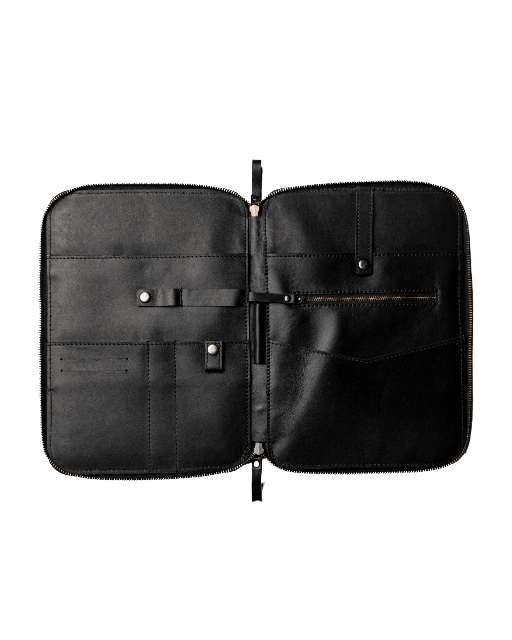 Leather Folio | Obsidian Black