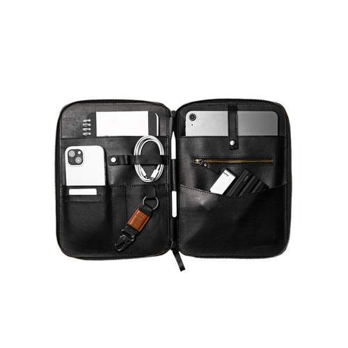 Leather Folio | Obsidian Black