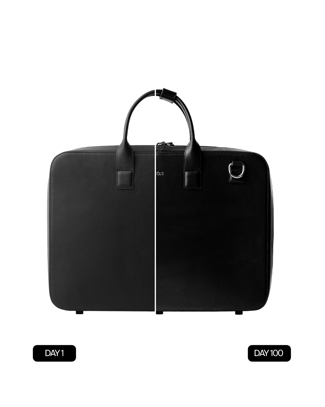 Briefcase Bag | Obsidian Black