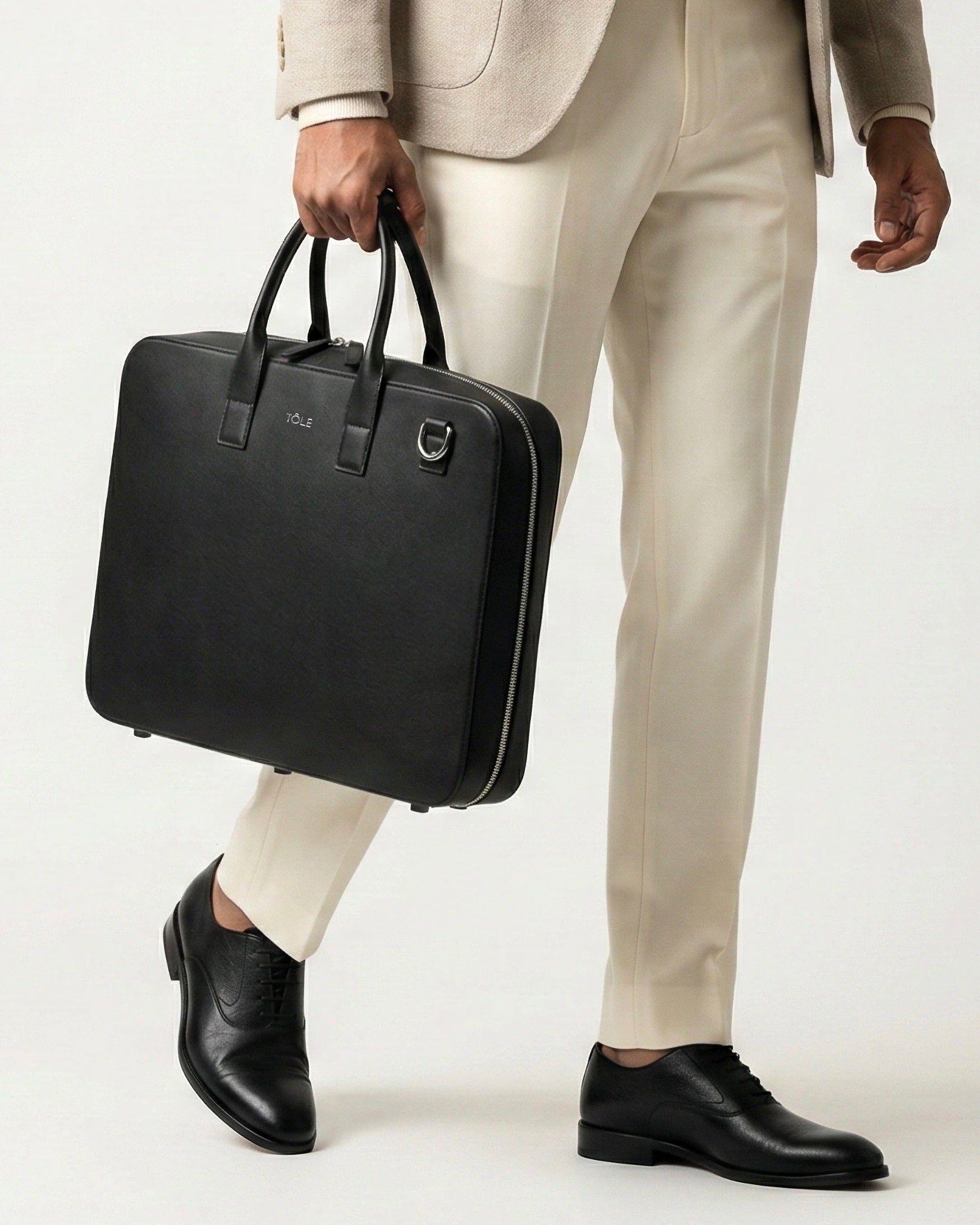 Briefcase Bag | Obsidian Black