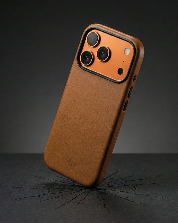 Tan Iphone Tan Premium leather iPhone Case - iPhone 17 Pro
