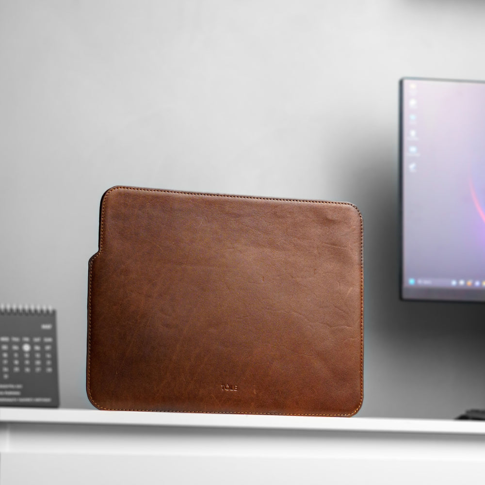 Brown Slim fit and Magnetic Macbook Sleeve