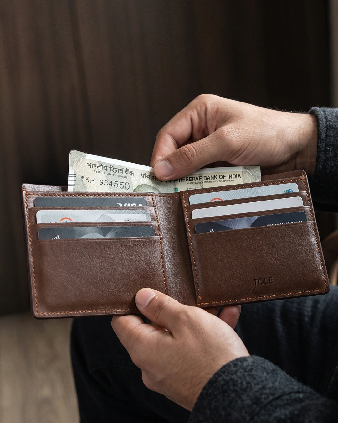 Bi-Fold Wallet | Regal Brown