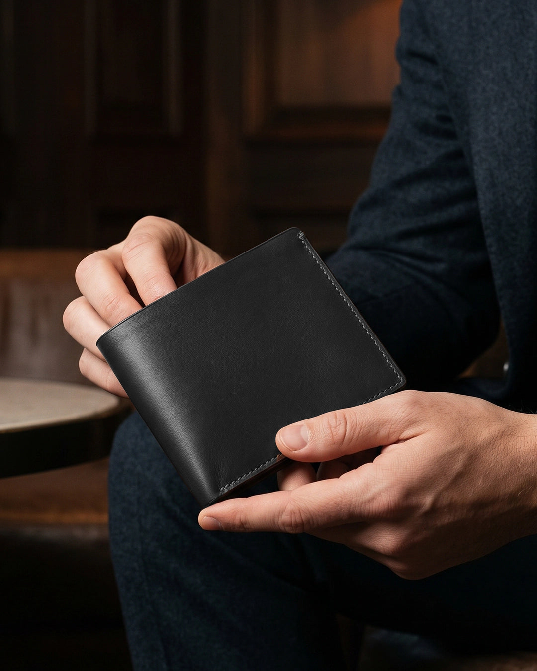 Money Clipper Wallet | Obsidian Black