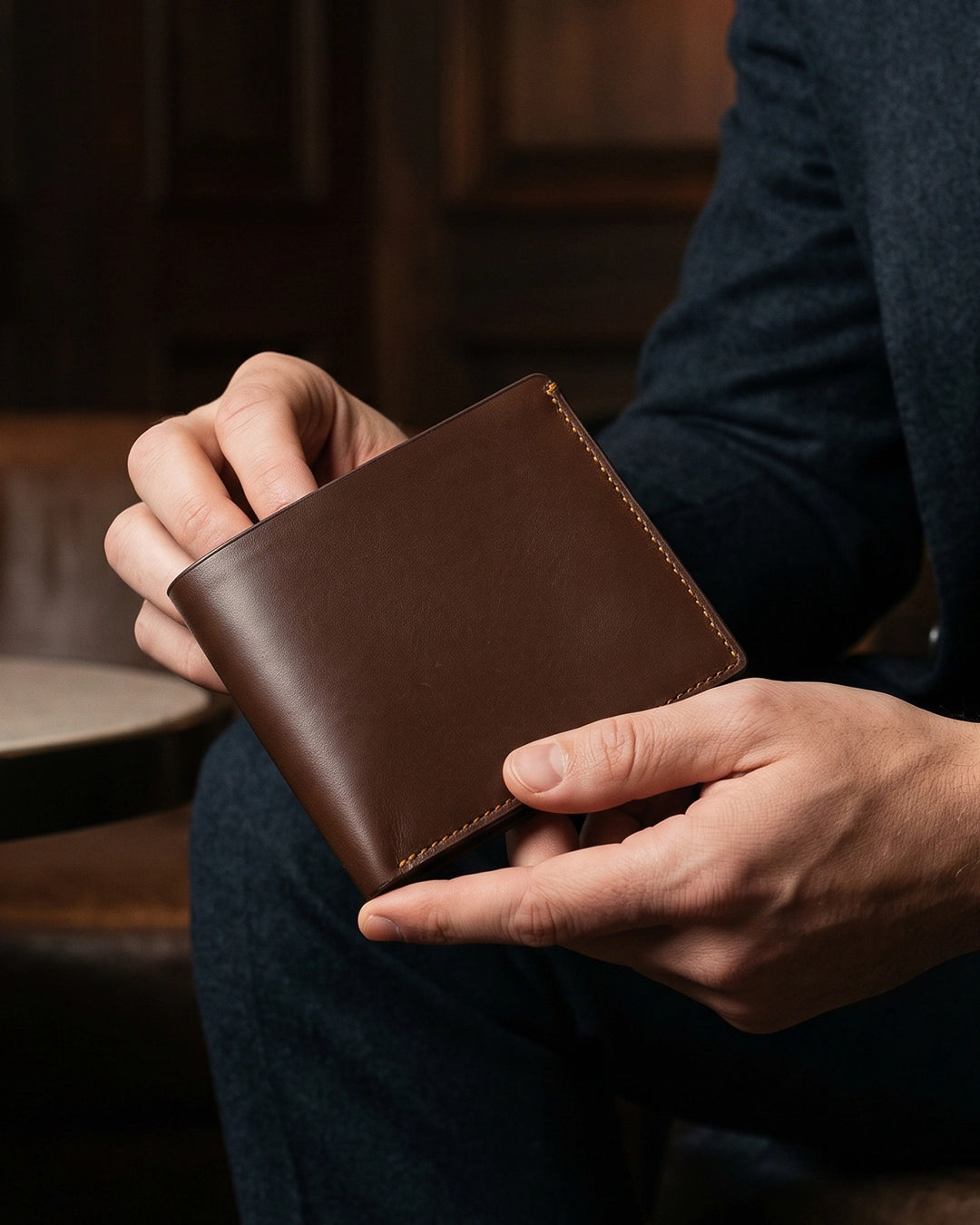 Money Clipper Wallet | Regal Brown